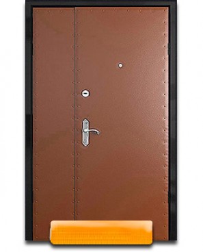 Тамбурная дверь с двух сторон винилискожа