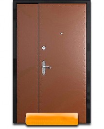 Тамбурная дверь с двух сторон винилискожа