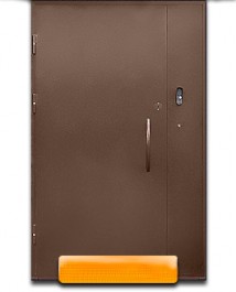 Тамбурная дверь порошок с двух сторон