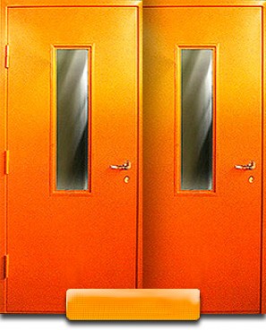 Порошковое напыление со стеклопакетом