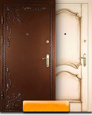 Порошок с декором и филенчатая панель МДФ