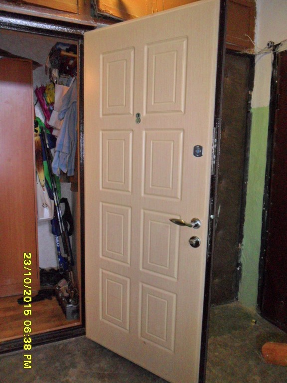 Изготовить железную дверь с мдф накладкой