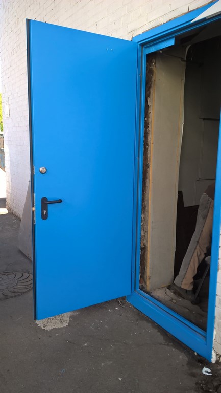 Противопожарный дверной блок EI-60 Установка стальных дверей цена