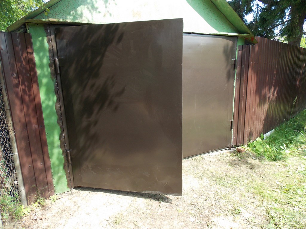 Распродажа гаражных ворот Домодедово Распашные гаражные ворота дешево Домодедово