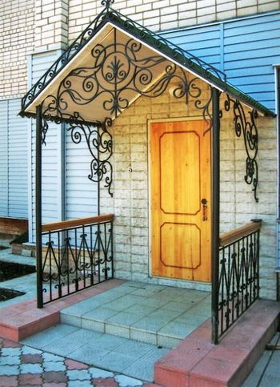 Сварной козырек